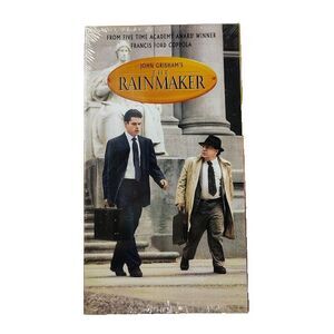 The Rainmaker VHS 1997 Movie Drama Suspense PG 13 Matt Damon Jon Voight DeVito